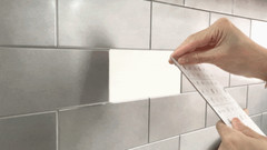 Peel & Stick Metal Tile kitchen backsplash 3.93″x7.87″(100MM x 200MM)