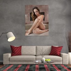 V8852 Remy LaCroix Naked Beautiful Girl Cute Face Sexy Decor WALL POSTER PRINT