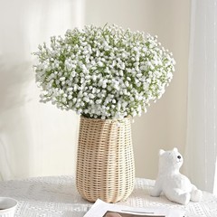Babys Breath Artificial Flowers, 30 Pcs White Baby Breath Flowers Artificial