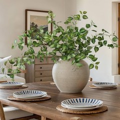 5PCS Artificial Eucalyptus Leaves Stem Plants for Home Decor, 32.7 » Long EA