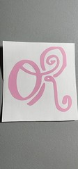 Olivia Rodrigo/OR logo/Computer/Car/Cup Vinyl Decal /4×4