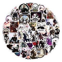 100Pcs NieR:Automata Game Sticker for Teens Girls Water Bottles Waterproof