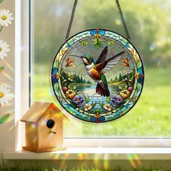 Acrylic Puzzle Suncatcher Window Hanging Indoor Home Balcony Living Room Decor