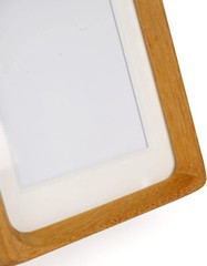 Natural Wood Photo Frames Inspired Tabletop Picture Frame with Mat, TEAK