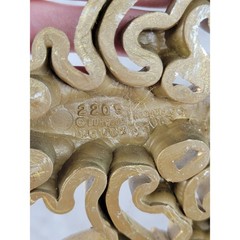 Vintage 1981 Burwood Gold Butterfly Wall Hanging Decor 2205 Hollywood Regency US
