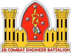 US Marine Corps Sticker 2nd Combat Engineer Battalion That Other Battalion