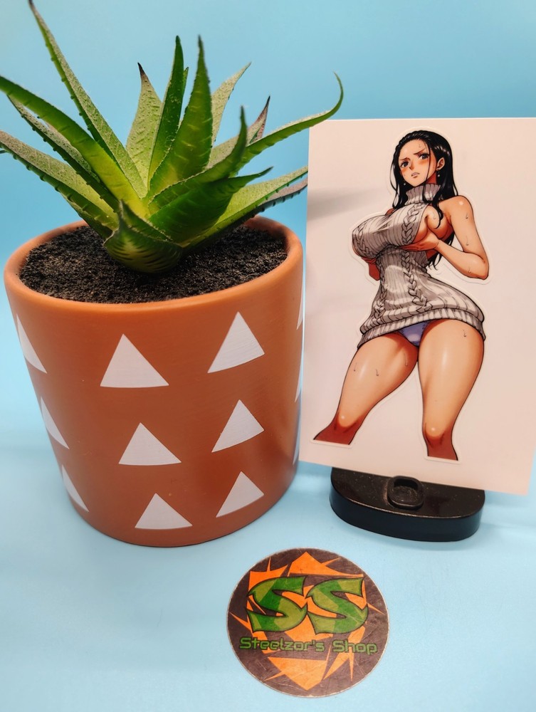 (4.5 Inches) One Piece – Nico Robin (Oppai #2) – Water-Resistant Vinyl Sticker