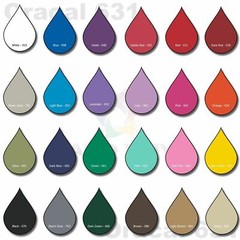 Rapid Vinyl 69 Random Various Sized Star Vinyl Decal Stickers Removable