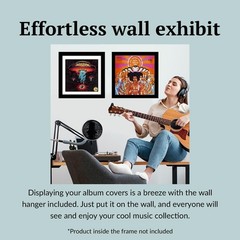 Creative Picture Frames – 12.5 x12.5 LP Vinyl Record Frame Display, Music Album