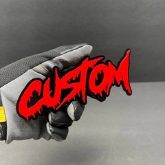 Custom Laser Cut Acrylic 3D Emblem Car Badge Multicolor – Personalized Name Logo