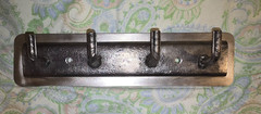 Handmade Rebar Key Holder Wall Hook Rack Rustic Industrial Reclaimed Steel 5lb
