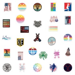100Pcs Lacrosse Tennis Sticker for Adults Teens Girls Scrapbooking Water Bottles
