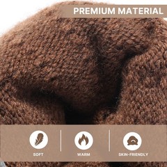 Pleneal Winter Fingerless Gloves for Women Men – Women’s Winter Gloves, Conve…