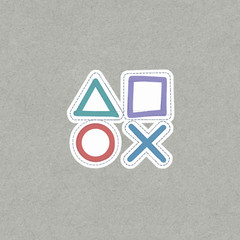 Playstation Symbols Sticker Set – Gaming Decals for Controllers, Consoles #5294