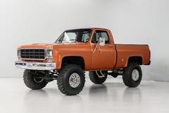 1978 Chevrolet K10 4X4 orange | 24×36 inch POSTER | classic pickup