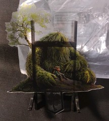 2D Flat Acrylic Tree Faery Style – Decorative Desktop / Garden – LOT Of 6