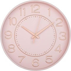 Battery Powered Modern 10» Wall Clock – Silent Decor for Living Room or Office