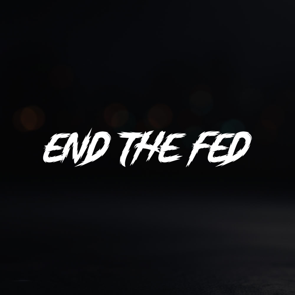 8in Vinyl Decal Sticker – «end the fed»