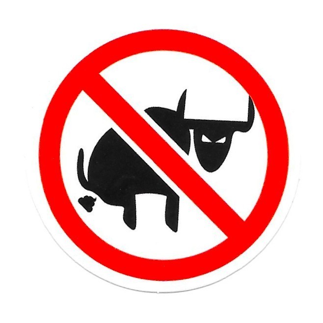 No Bullsh*t Vinyl Sticker Funny Sarcastic No BS Symbol Novelty Gag Funny Decal