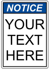 Custom Aluminum Sign Weatherproof 8×12 Personalized Text Metal Plaque
