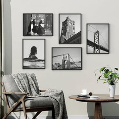 18X24 Frame 5 Pack, Black Poster Frames 18 X 24 for Horizontal or Vertical Wall