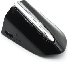 Front Exterior Driver Door Handle Lock Bezel Cover Cap DS7Z-54218A15-DC Black