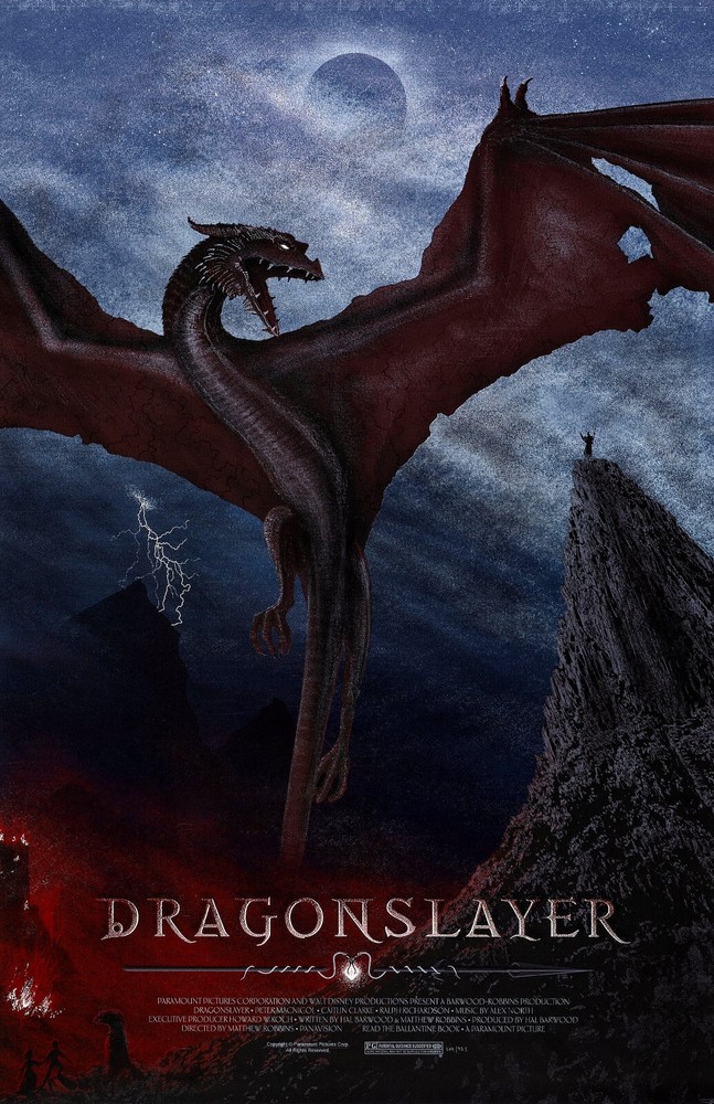 BB1274 Dragonslayer Film By Matthew Robbins 1981 Artwork Movie Poster 11×17