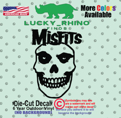 Misfits Band Logo Car Window Vinyl Decal Bumper Sticker