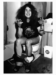 V8932 Ozzy Osbourne Bathroom Toilet Rock BW Painting Art Decor WALL POSTER PRINT