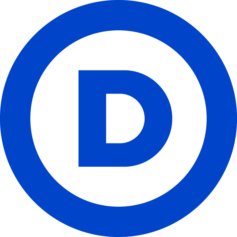 Democratic Party D Logo Joe Biden Kamala Harris Decal Sticker Democrats