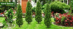 2 Pack 4FT Artificial Cedar Trees with Detachable LED Light Strip Lighted