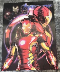 Marvel,Spider Man,Iron Man,captain America-3D Poster,3 images In One, 3D Effect