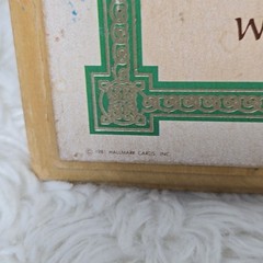 Vintage 1981 Hallmark Irish Blessing Wall Hanging Plaque Wooden Cottage Bar Pub