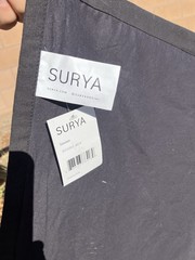 NWT Surya Savion Woven Black & White Hanging Wall Hanging Art Geometric 24″x36″