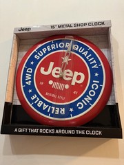 Jeep – Original Style 15” Metal Clock