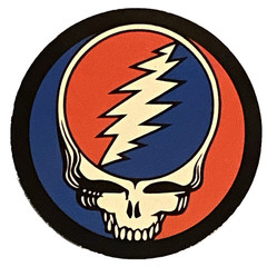 GRATEFUL DEAD Stealie Sticker *NEW* Measures 2″ x 2″
