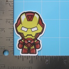 Marvel Universe Sticker (IRON MAN) MCU Superheroes, Gloss PVC Decal