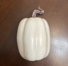 Artificial Pumpkins Assorted Sizes Rustic Harvest White Fall Decor Halloween