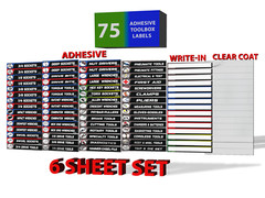 Ultimate Adhesive Toolbox Label Set – 90 Labels – Organize Box Drawers & Tools