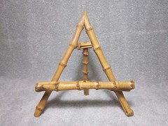 Vintage Genuine Bamboo Easel Painting Display Stand «A» Shape *8 1/4″x 7″