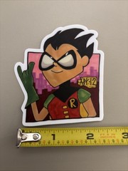 Robin Teen Titans Go (Decal Is Dishwasher Safe) Animated Comic Fan Art Cosplay