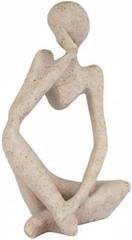 Abstract Resin Culpture Thinker Style For Shelf Desk Office Home Decor Art Home