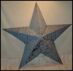 authentic AMISH BARN TIN STAR primitive rustic 22″ MANY COLORS free shipping