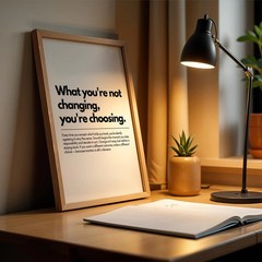 Motivational Quote Wall Art Inspirational Typography Office Decor