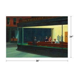 Nighthawks by Edward Hopper Diner Art Print Print Poster 24×36