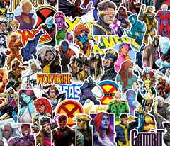 25/50 X-Men Sticker Pack – Waterproof Vinyl – Wolverine Magneto Xmen 97
