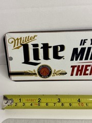 Miller Lite Ricky Bobby If You Don’t Drink Aluminum Sign shop Deck mancave