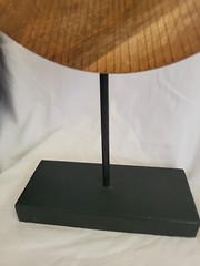 Decorative Wood Annulus Ring On Stand 19 X 9 X 4 1/2, 4 1/2 Lbs. A Must Have