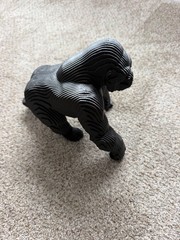 Gorilla 3-D printed stands 7 inches high by 6 inches wide by 9 inches deep