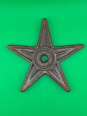 Cast Iron Star Vintage Rustic Farmhouse Barn Decor Architectural Accent